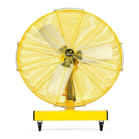 Hunter Fan Co. Jan Fan Jan Fan 30in Rugged Mobile Fan w/ Drop Cord Switch, 2 Speed, Yellow, 3PK JF-RMF30-DCS